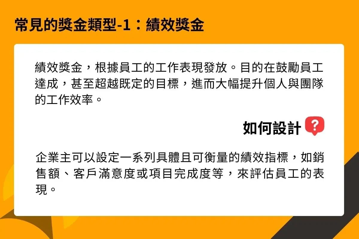 這張圖片說明並展示了如何設計有效的績效獎金系統來激勵員工